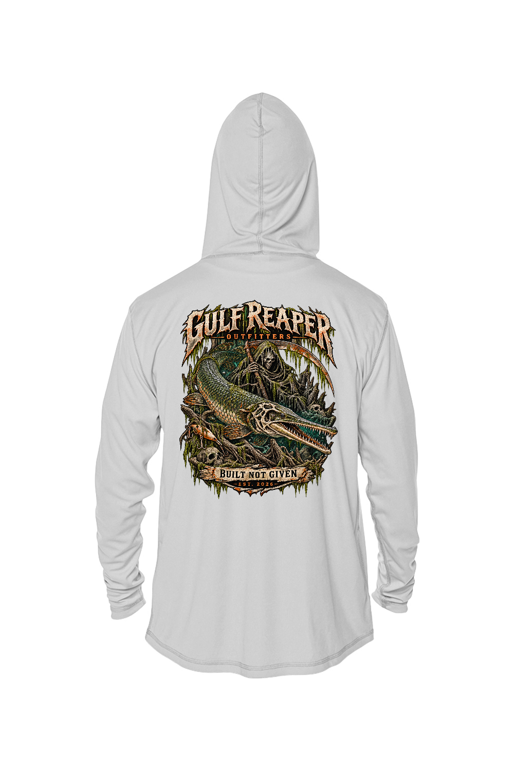 Freshwater Alligator Gar Men’s Solar Hoodie