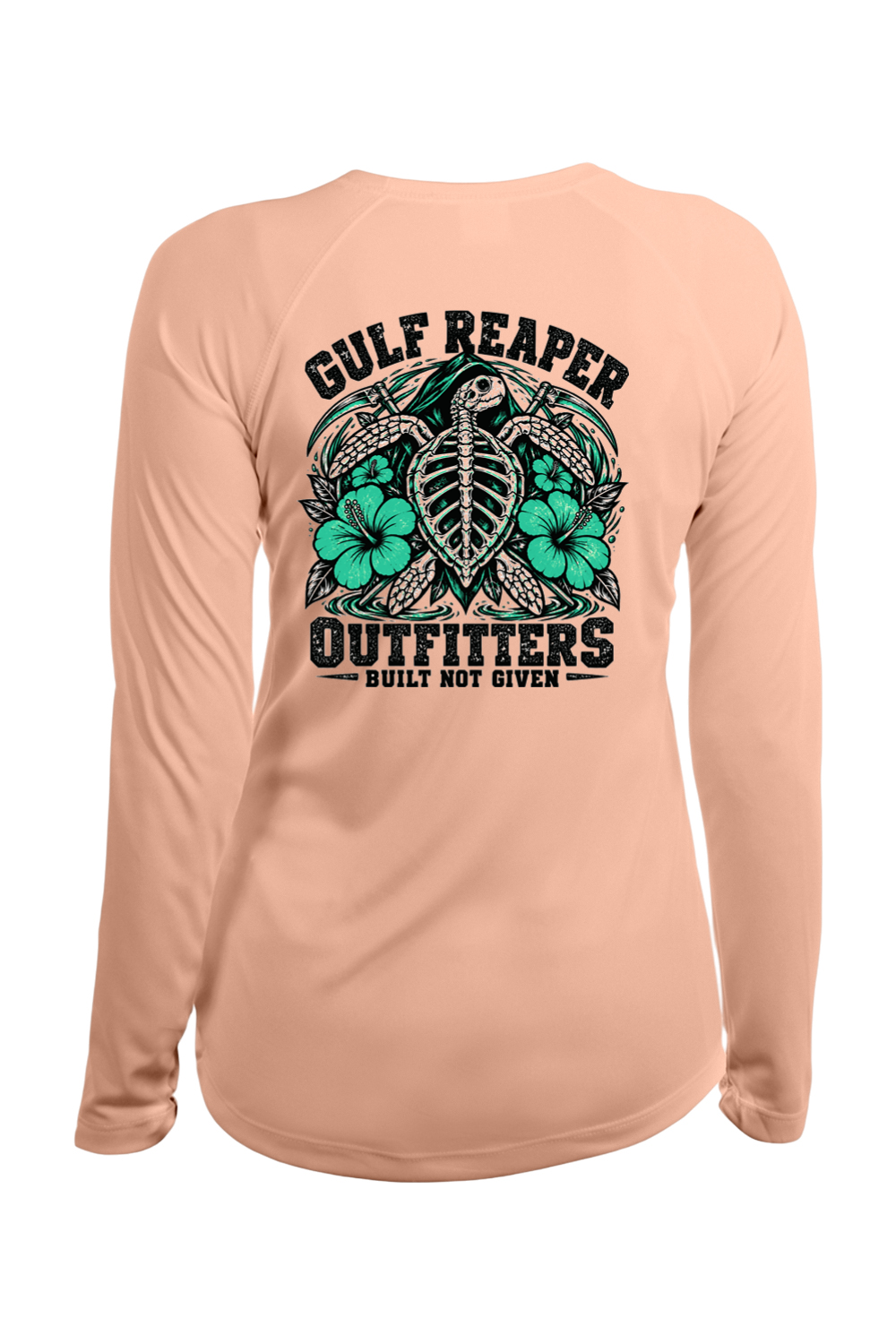 Ancient Tide Women’s Solar Long Sleeve – Sea Green Print
