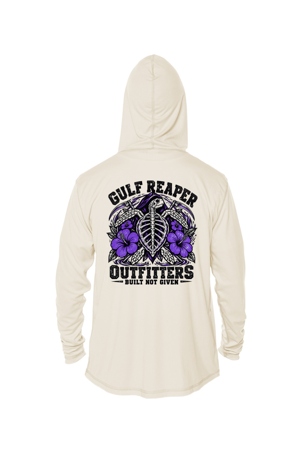 Ancient Tide Kids’ Solar Hoodie – Royal Purple Print
