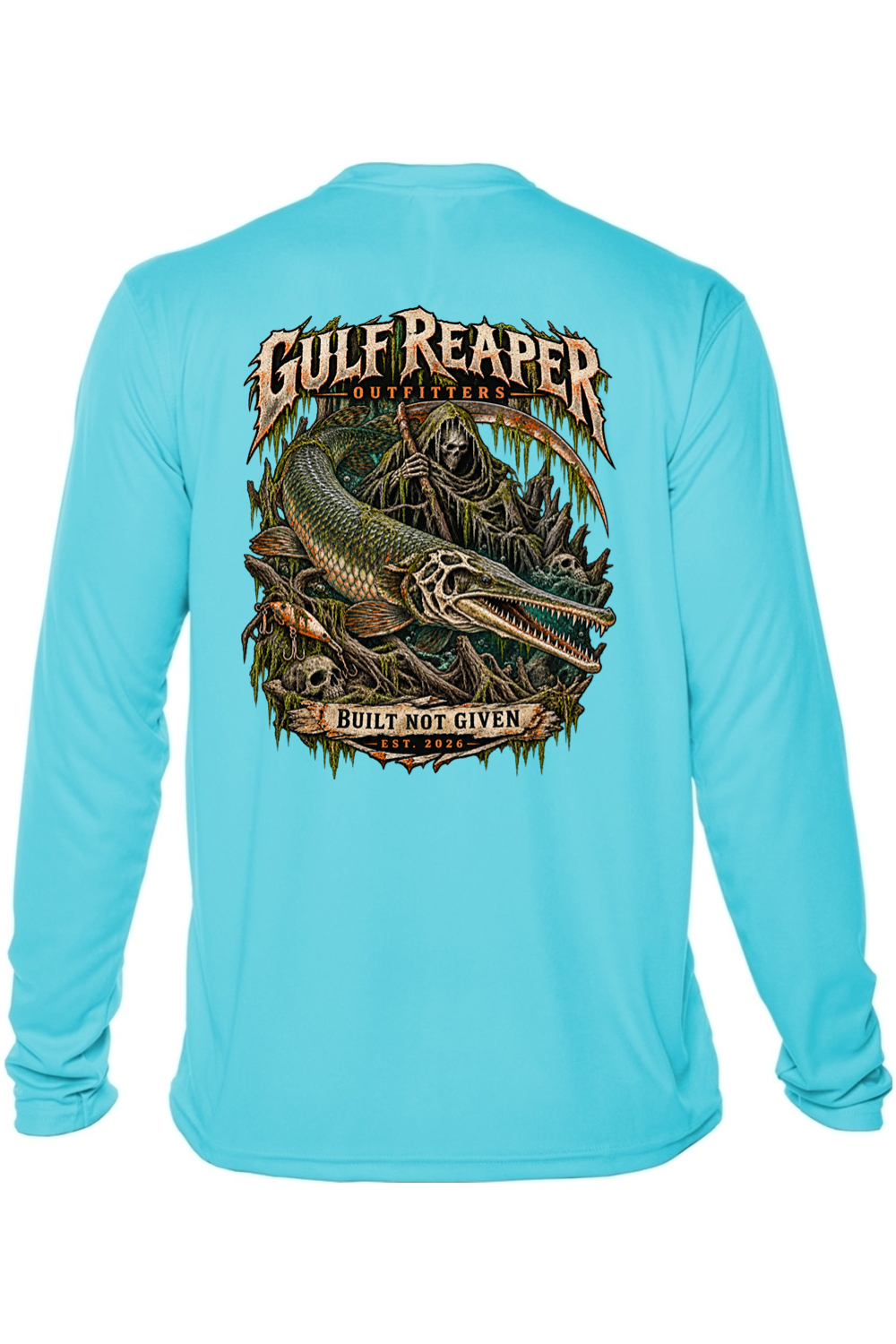 Freshwater Alligator Gar Men’s Solar Long Sleeve