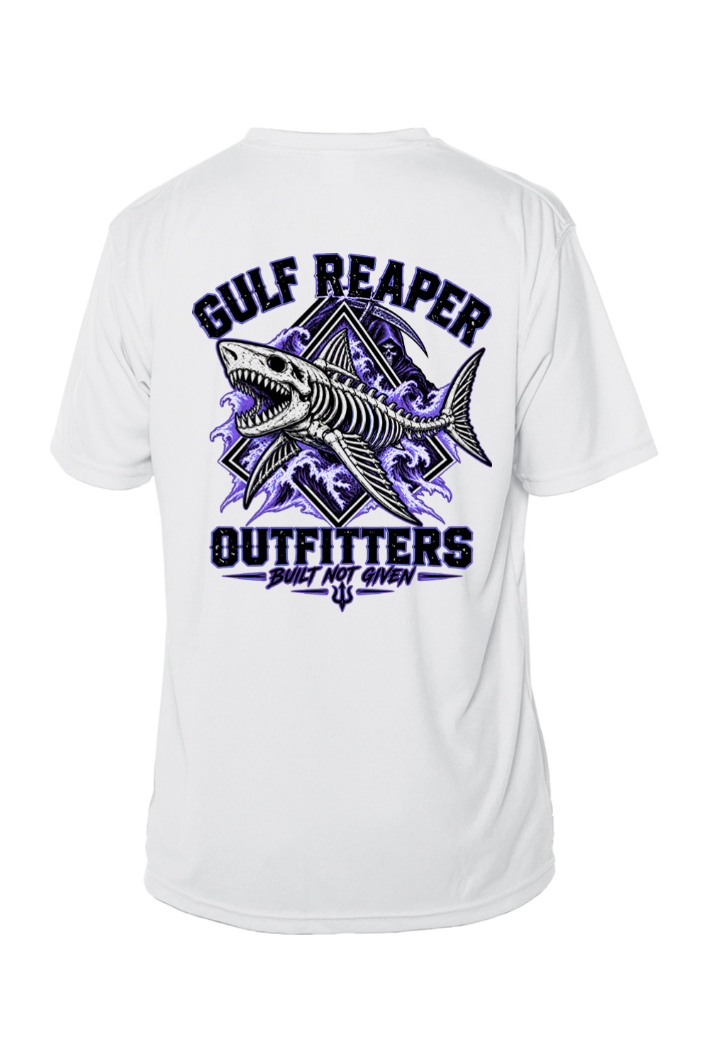 Death Current Kids’ Solar Short Sleeve – Royal Purple Print