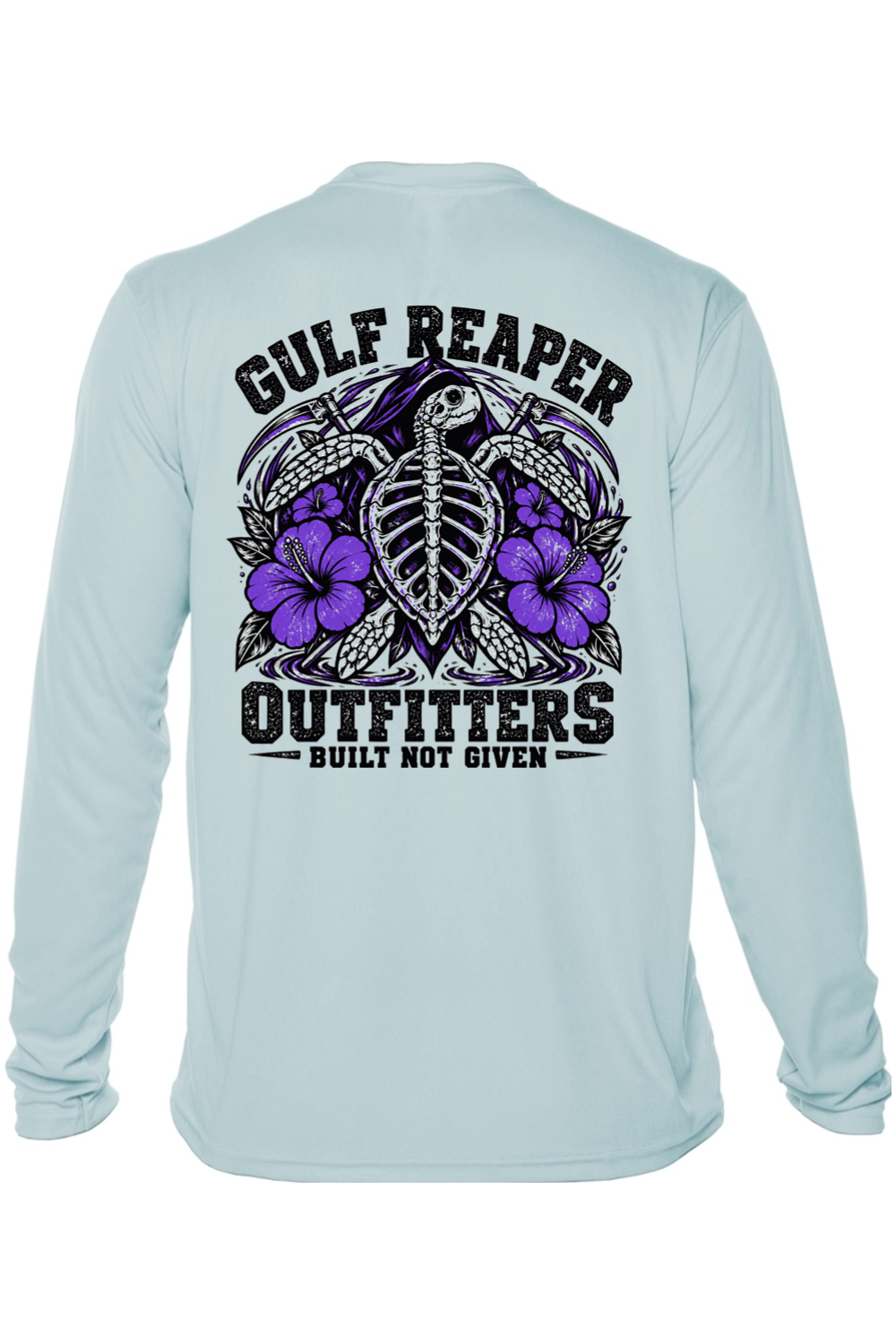 Ancient Tide Solar Long Sleeve – Royal Purple Print