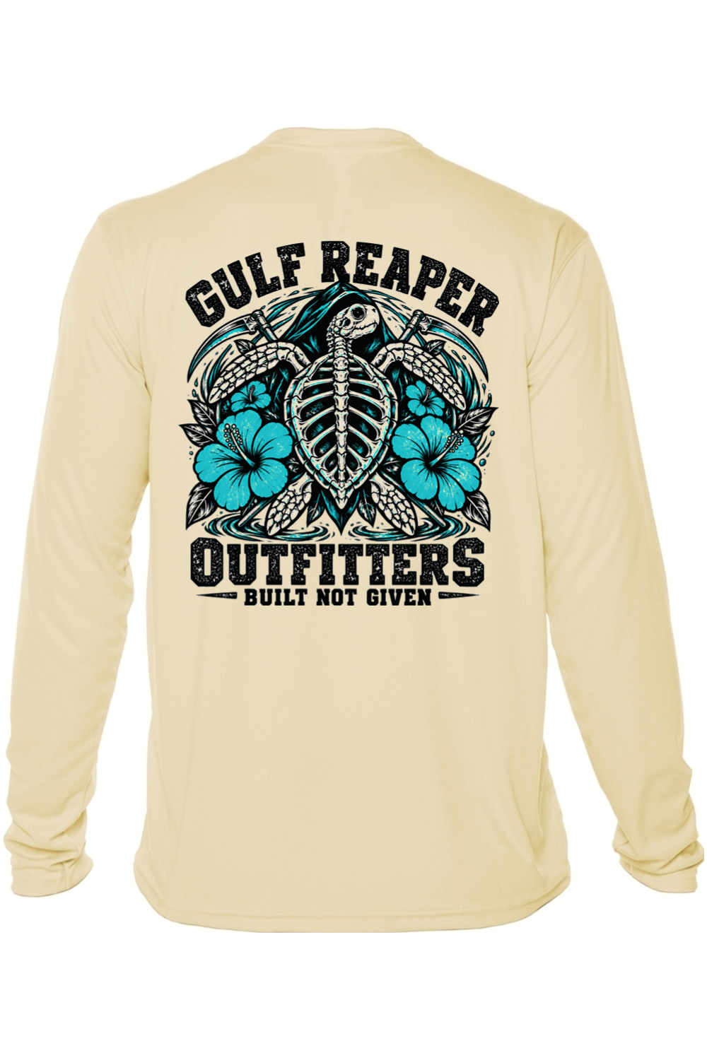 Ancient Tide Solar Long Sleeve – Gulf Teal Print