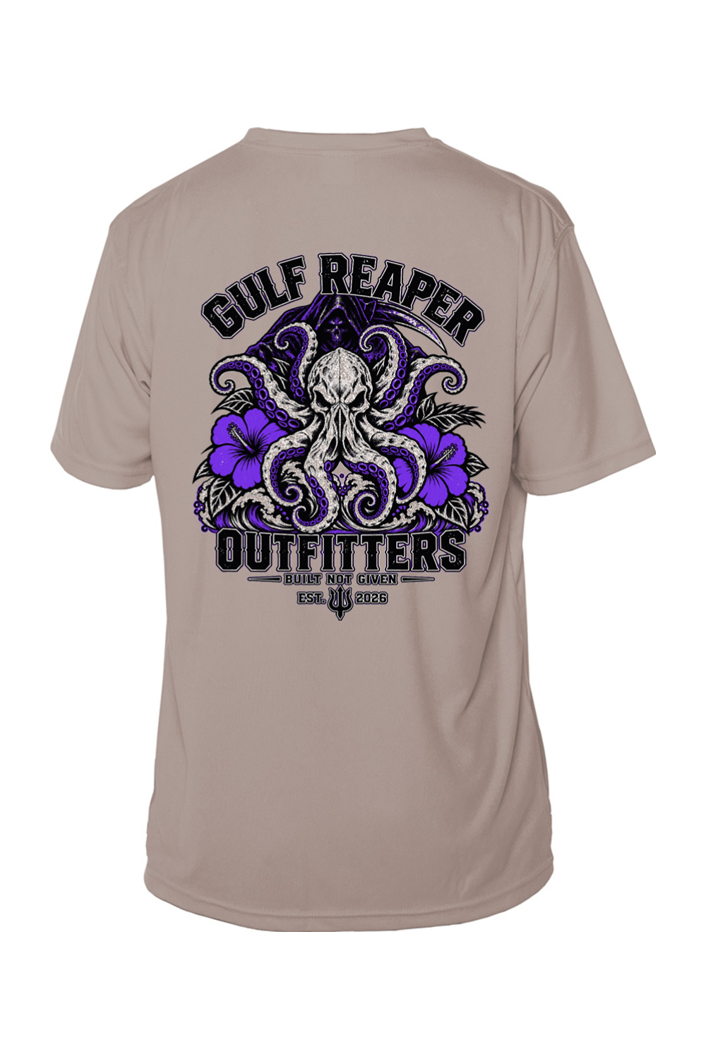 Kraken’s Grip Kids’ Solar Short Sleeve – Royal Purple Print