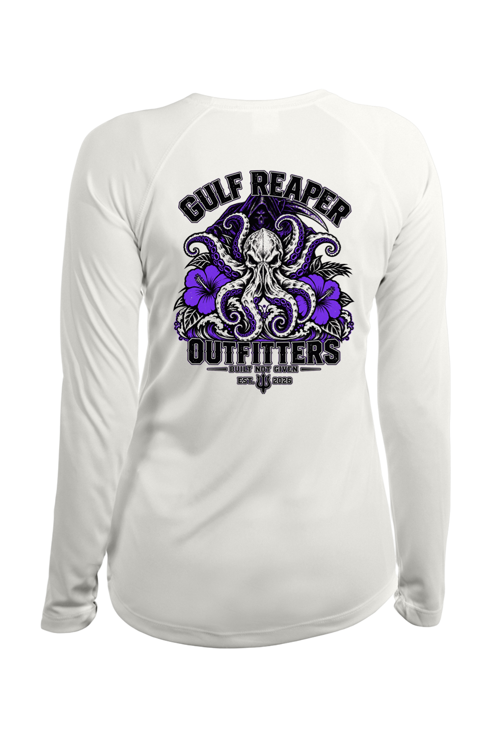 Kraken’s Grip Women’s Solar Long Sleeve – Royal Purple Print