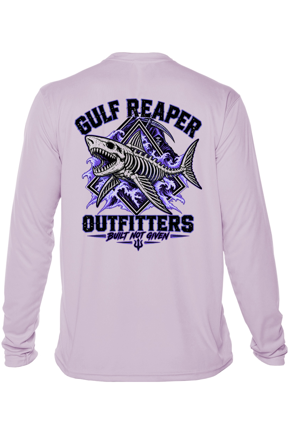 Death Current Solar Long Sleeve – Royal Purple Print