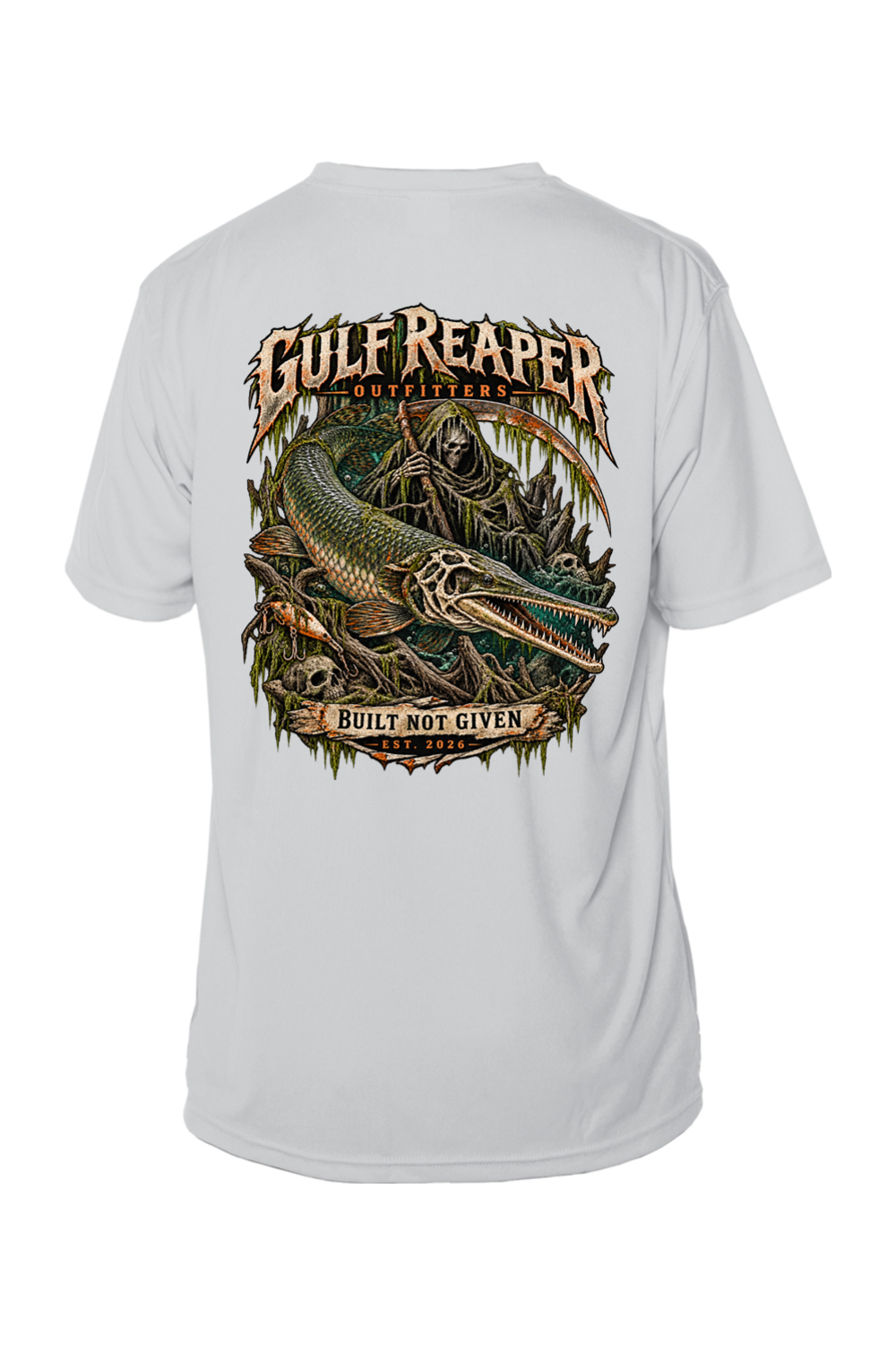 Freshwater Alligator Gar Men’s Solar Short Sleeve