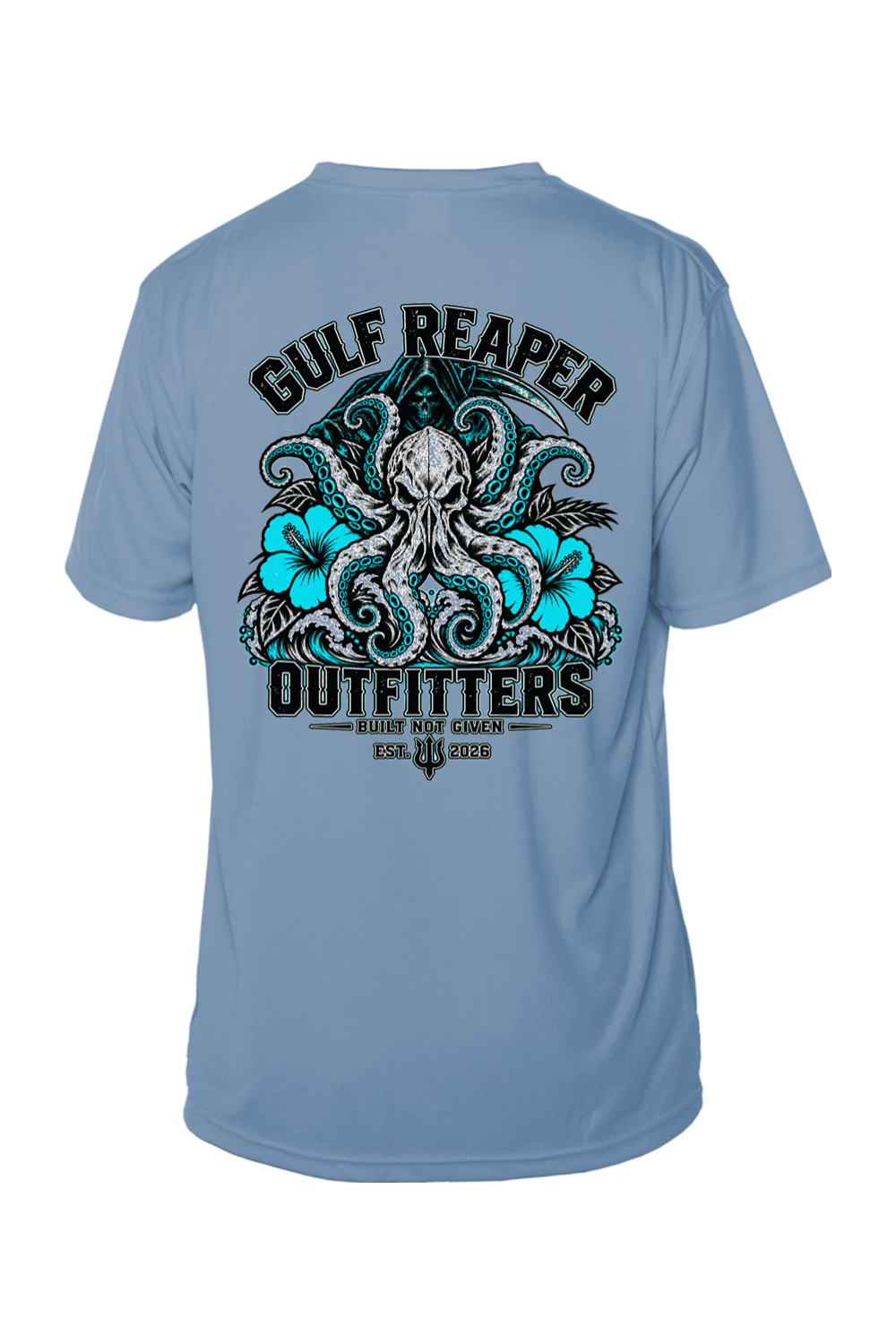 Kraken’s Grip Solar Short Sleeve – Aqua Print