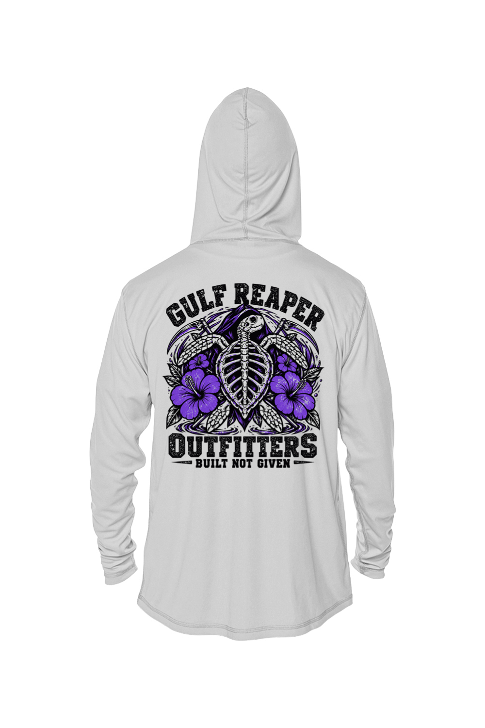 Ancient Tide Solar Hoodie – Royal Purple Print