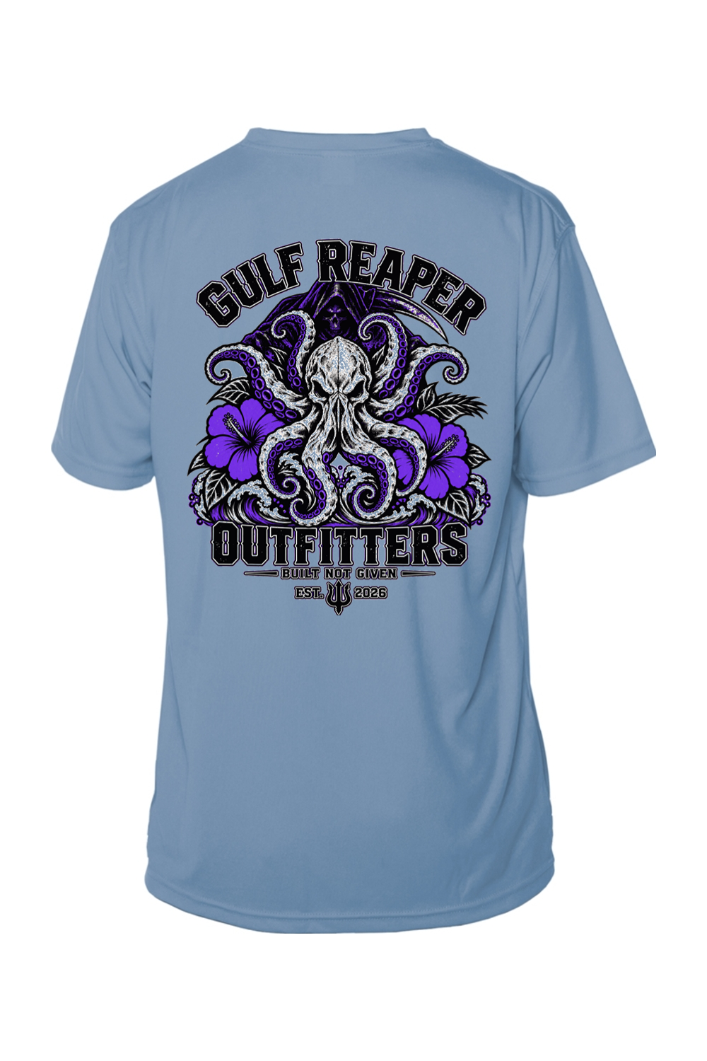 Kraken’s Grip Solar Short Sleeve – Royal Purple Print