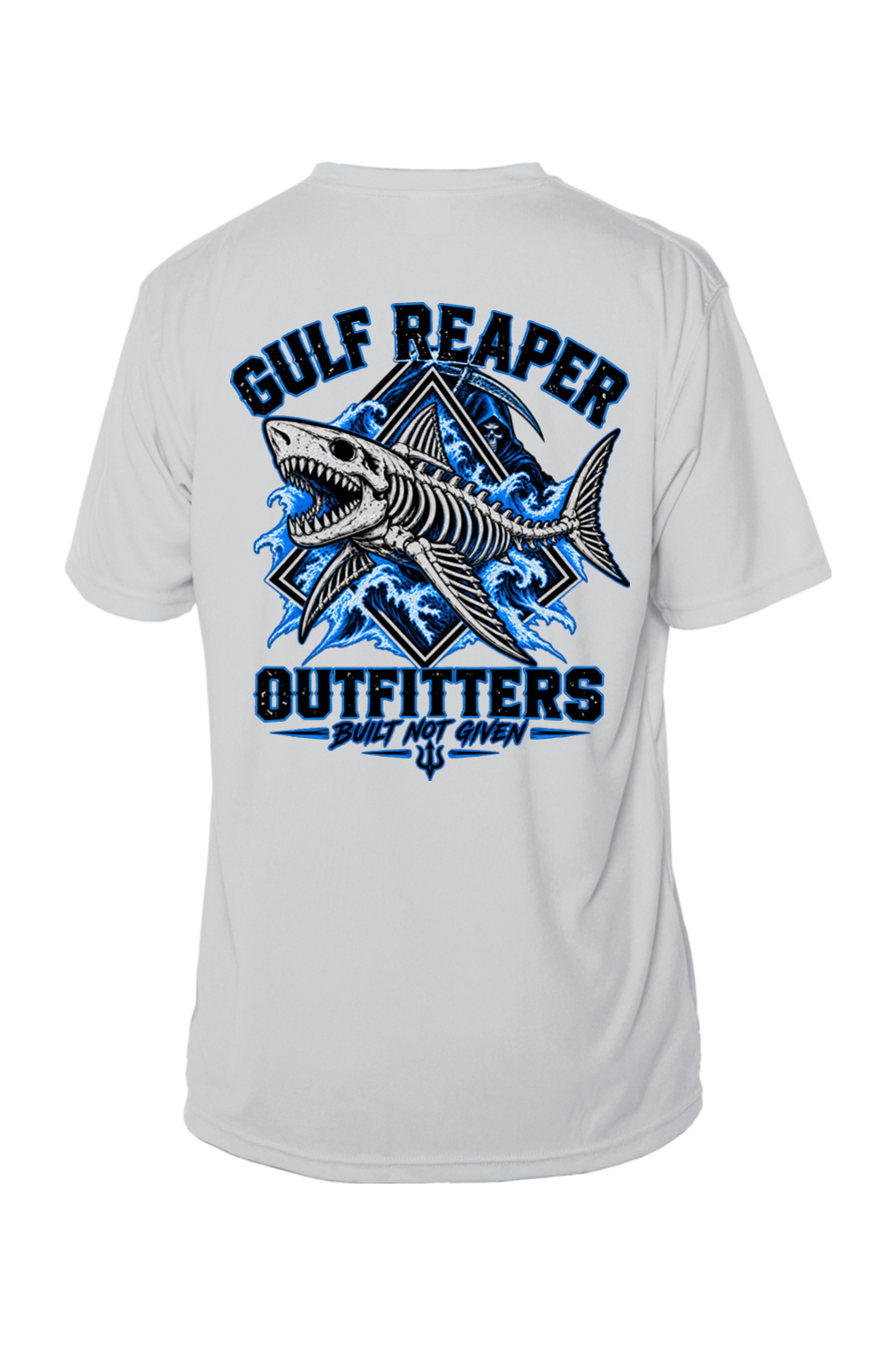 Death Current Solar Short Sleeve – Electric Blue Print