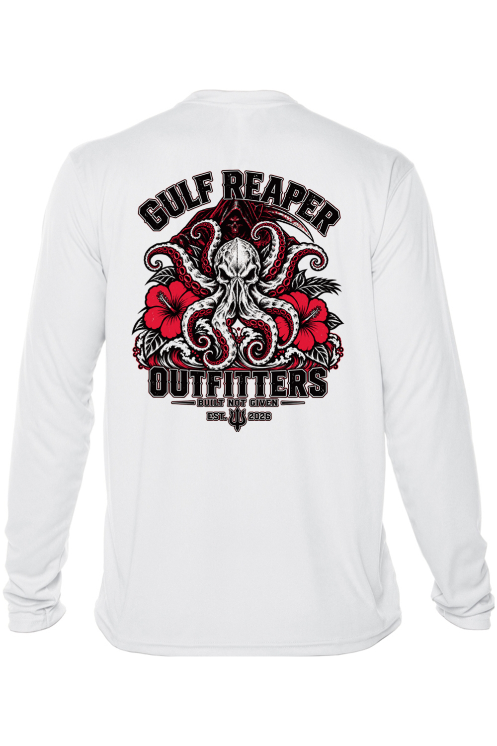 Kraken’s Grip Solar Long Sleeve – Crimson Print