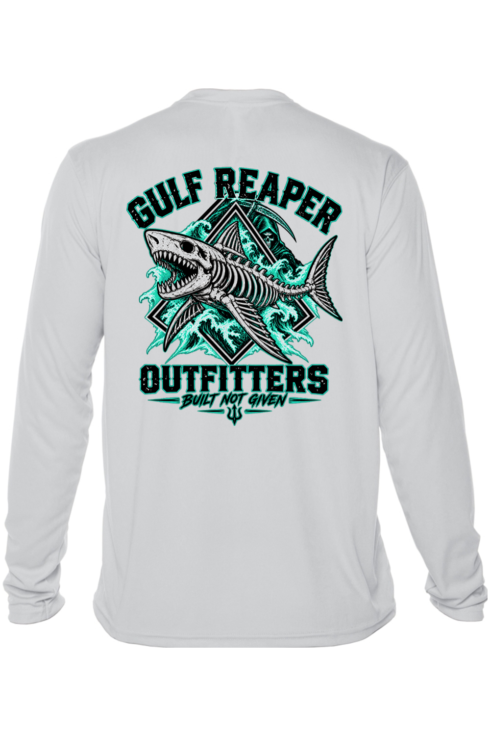 Death Current Solar Long Sleeve – Sea Green Print