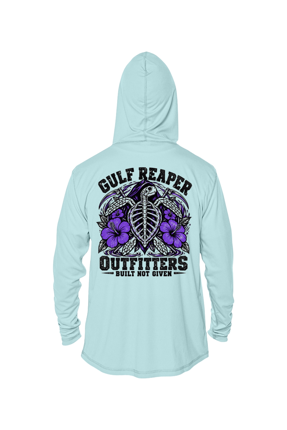 Ancient Tide Solar Hoodie – Royal Purple Print