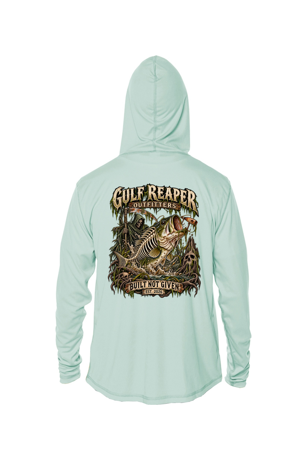 Freshwater Bass Kids’ Solar Hoodie