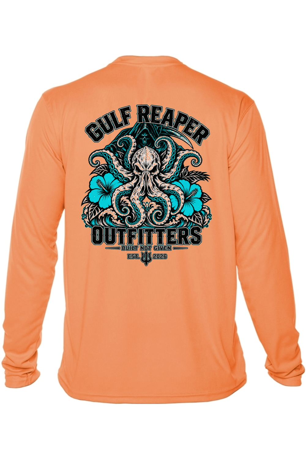 Kraken’s Grip Solar Long Sleeve – Gulf Teal Print