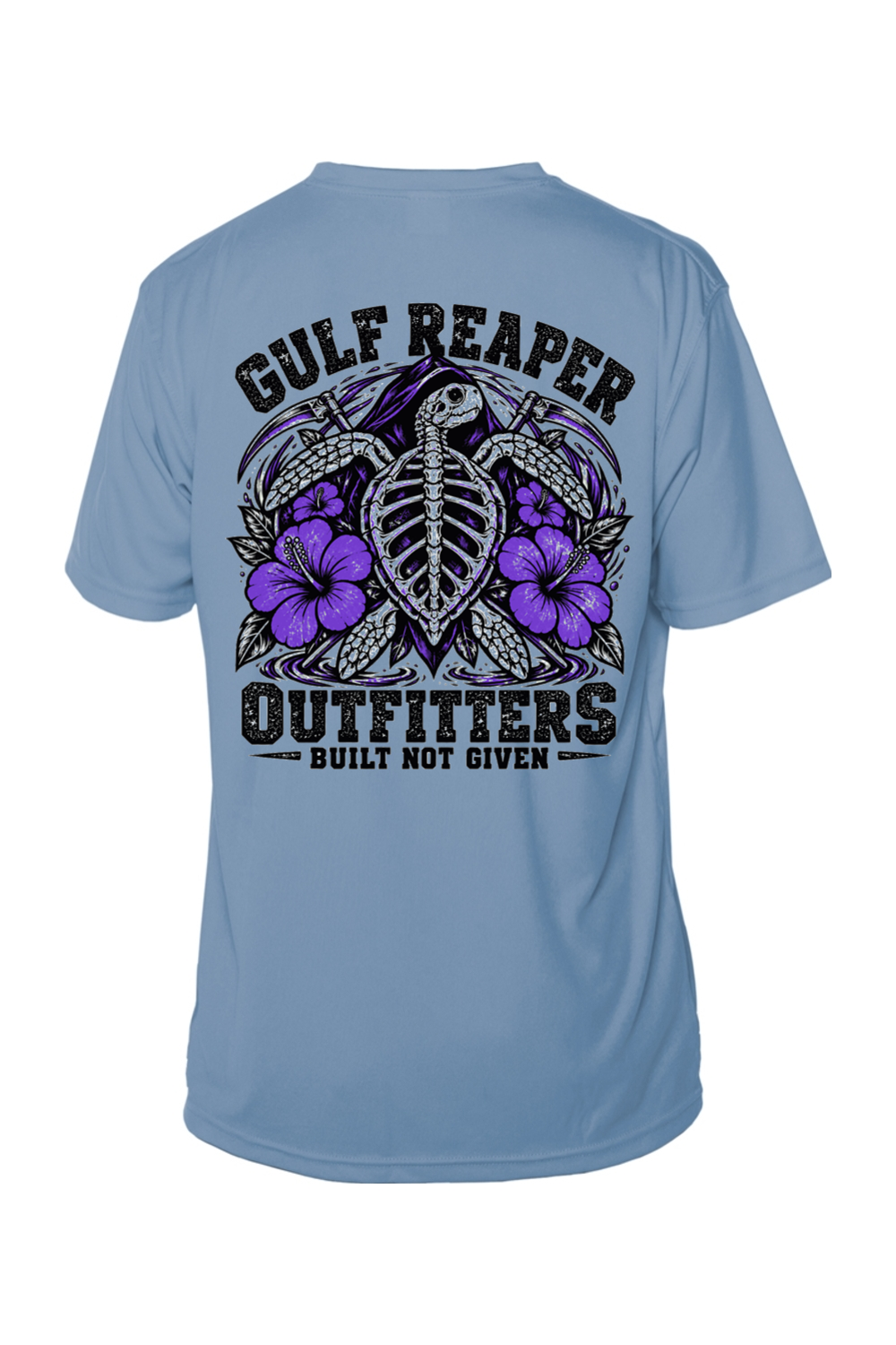 Ancient Tide Solar Short Sleeve – Royal Purple Print