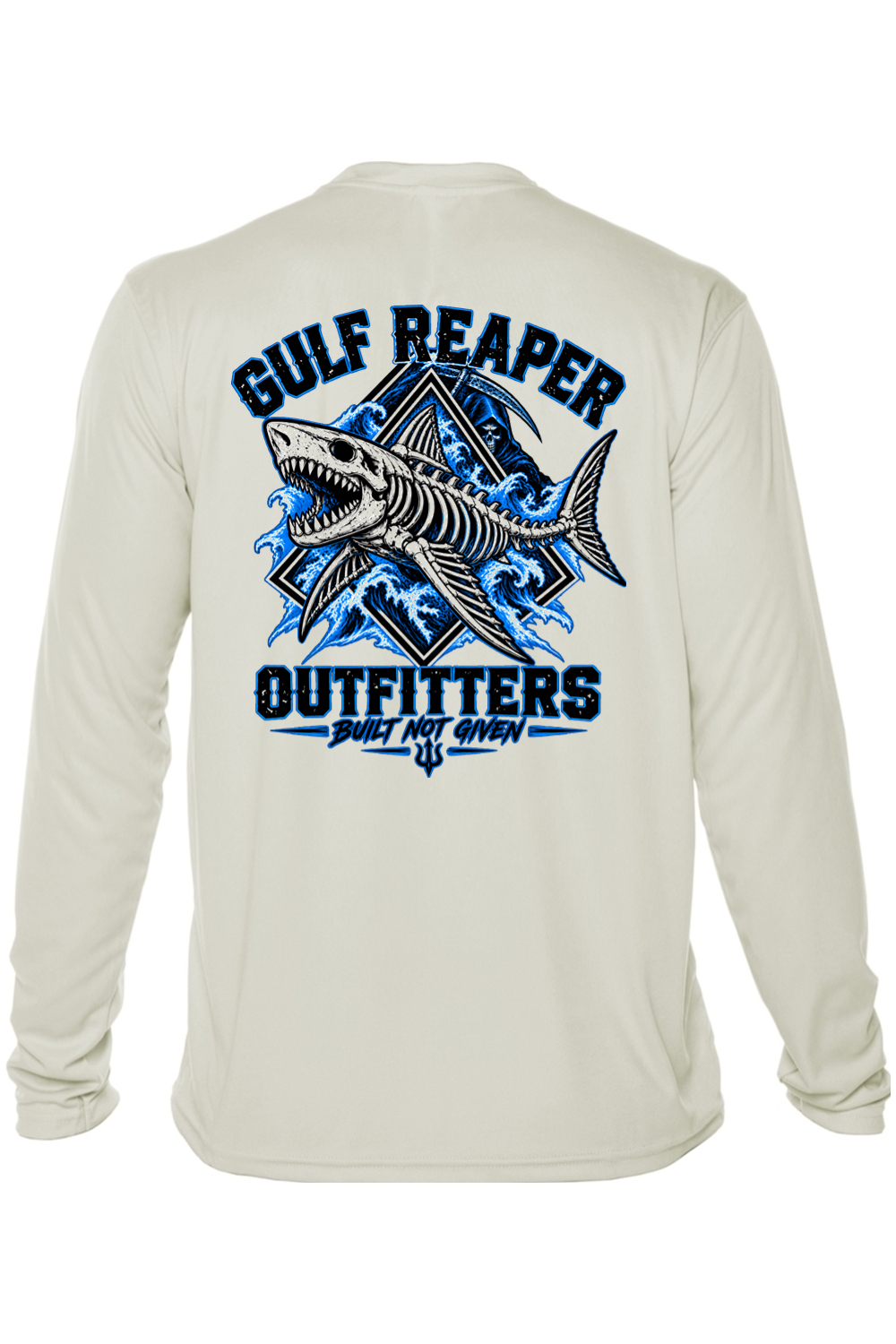 Death Current Solar Long Sleeve – Electric Blue Print