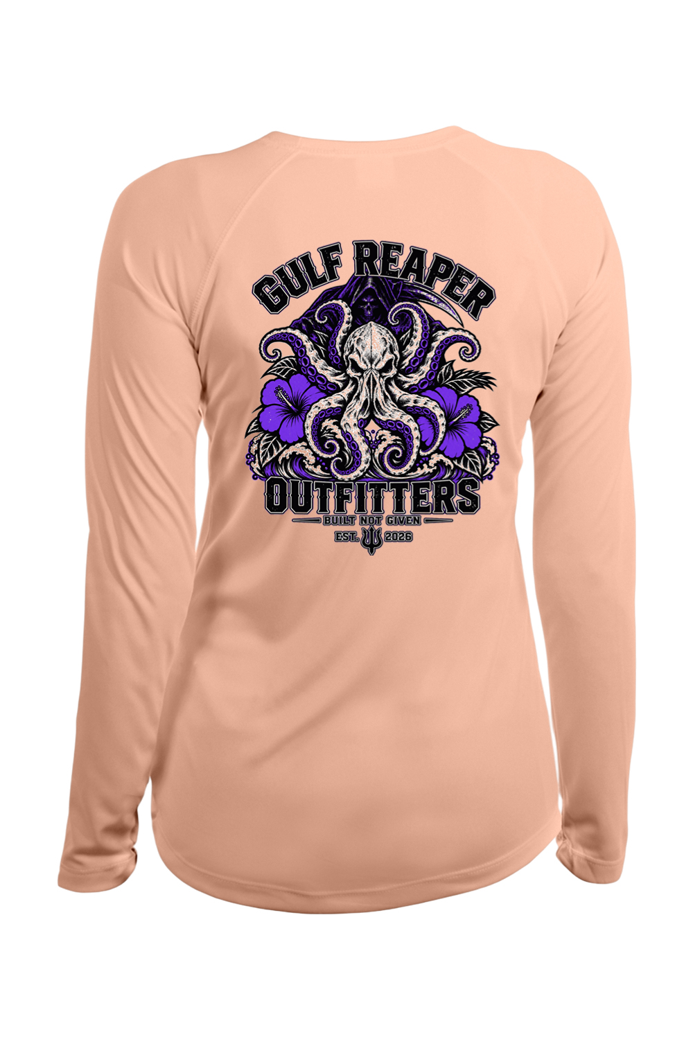 Kraken’s Grip Women’s Solar Long Sleeve – Royal Purple Print