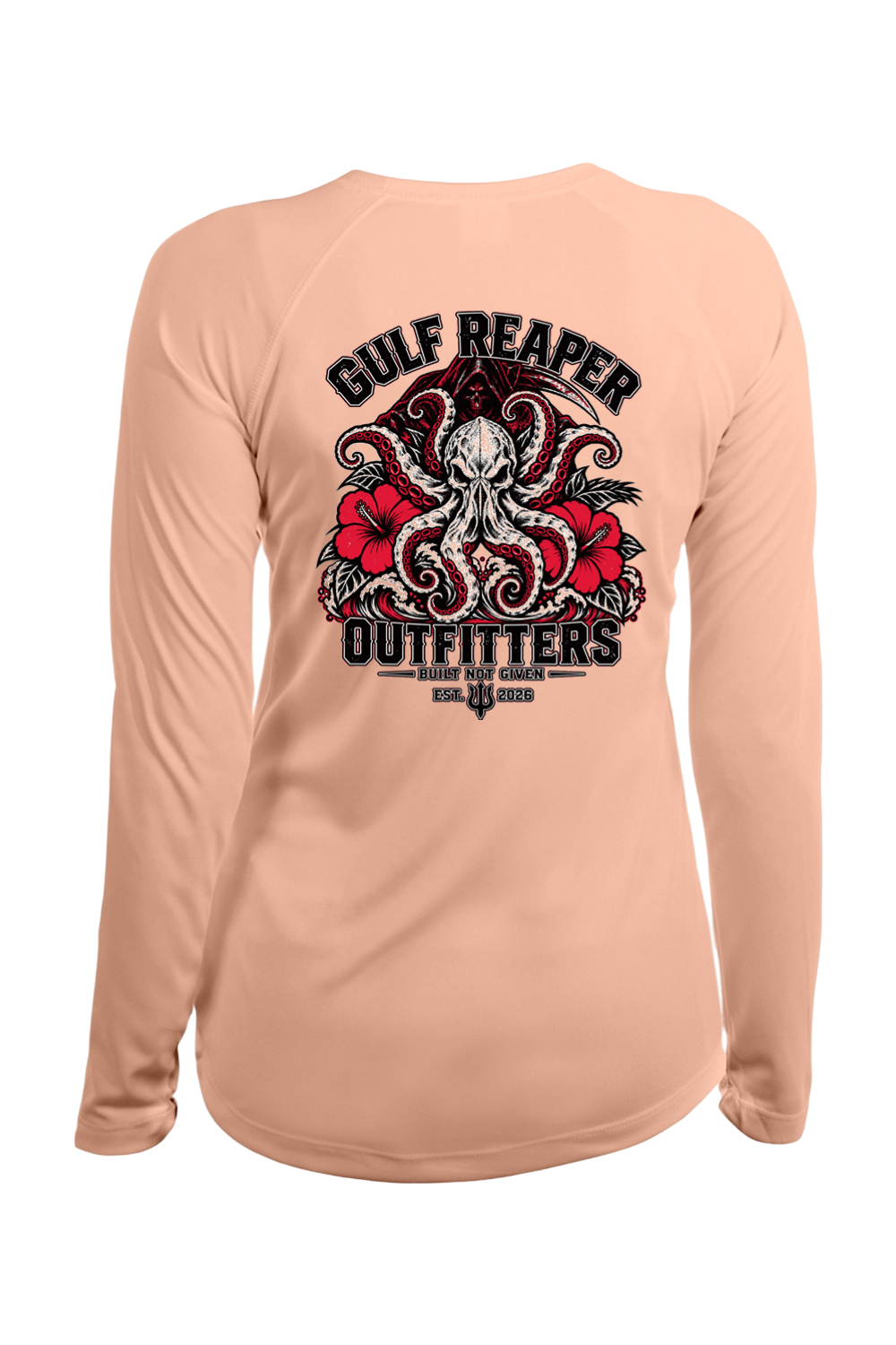 Kraken’s Grip Women’s Solar Long Sleeve – Crimson Print