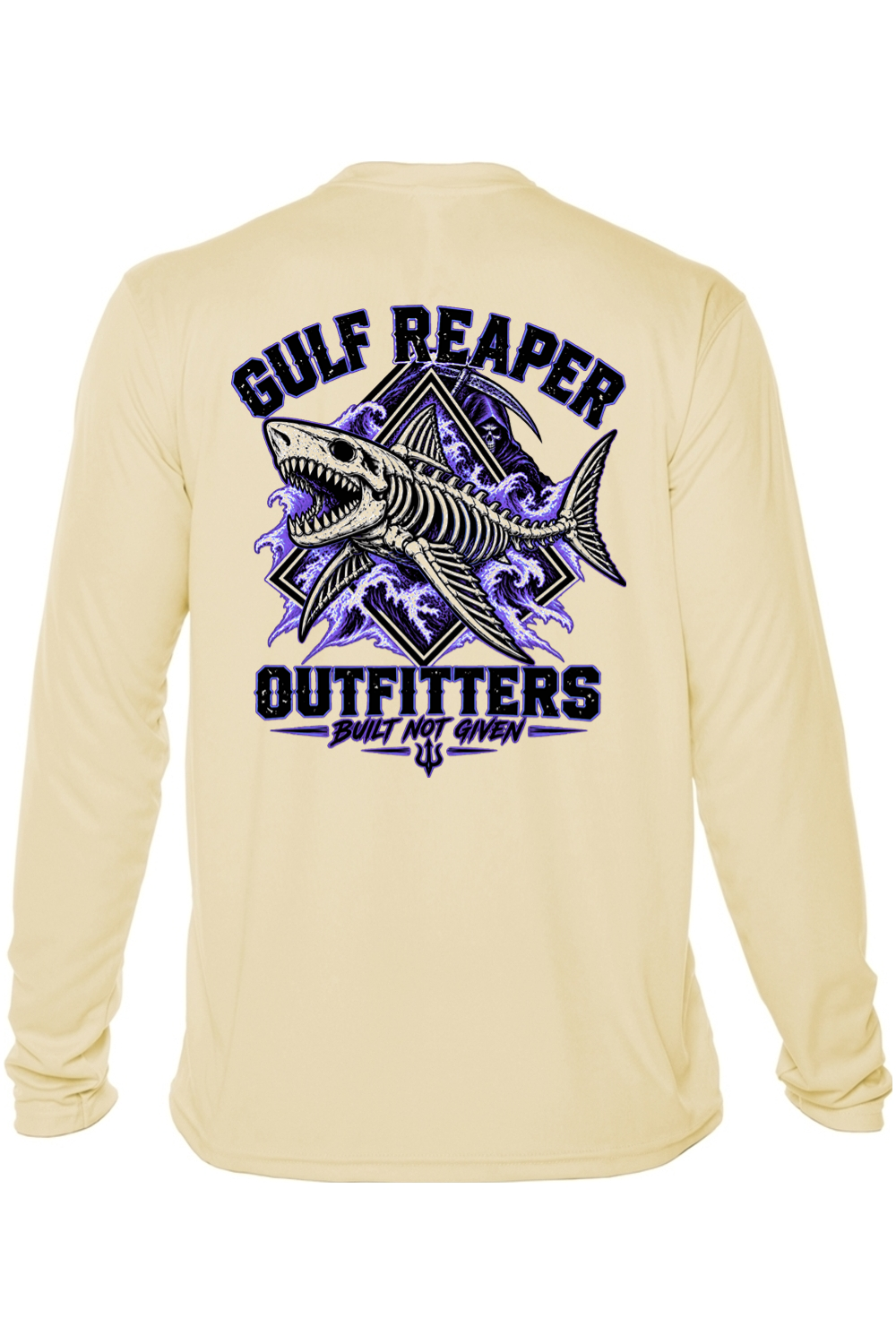 Death Current Solar Long Sleeve – Royal Purple Print