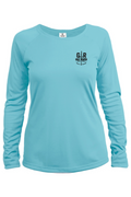 Ancient Tide Women’s Solar Long Sleeve – Lime Green Print