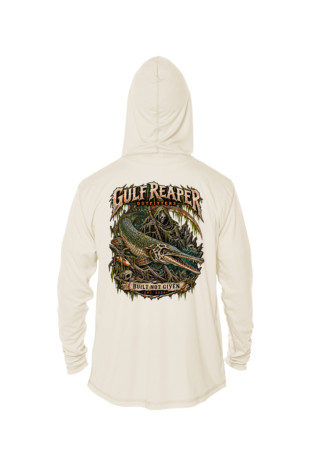Freshwater Alligator Gar Men’s Solar Hoodie