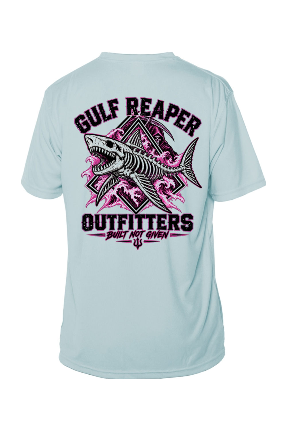 Death Current Solar Short Sleeve – Hot Pink Print
